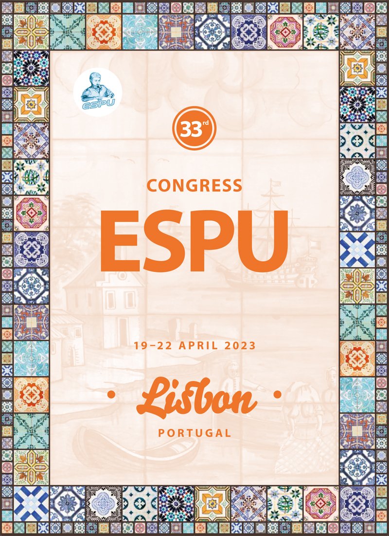 33rd ESPU Congress in Lisbon, Portugal on April 19th-22nd, 2023